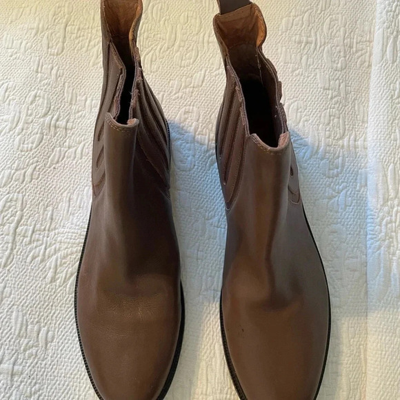 Corso Como 10 M Brown Leather Boot Bootie Anthropologie Excellent Condition - Picture 2 of 8